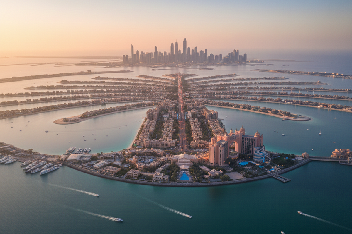 Palm Jumeirah Detail